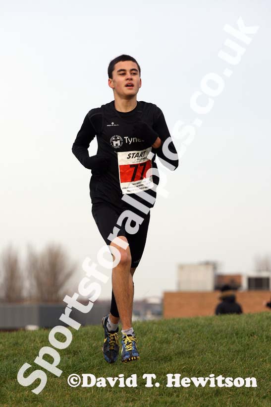 Under-15 boys 4th North Eastern Cross Country, Champs., Temple Park, South Shields. Photo: David T. Hewitson/Sports for All Pics